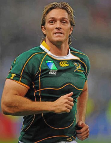 Percy Montgomery Rugby Icon Paint By Numbers