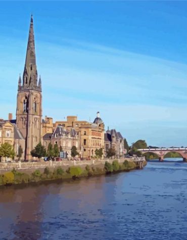 Perth Scenic Buildings Paint By Numbers