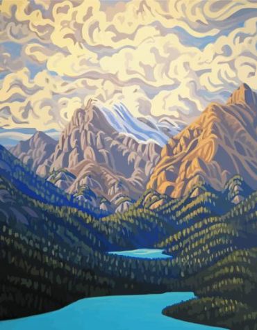 Peyto Lake Landscape Paint By Numbers