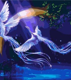 Phoenix Fantasy Birds Paint By Numbers