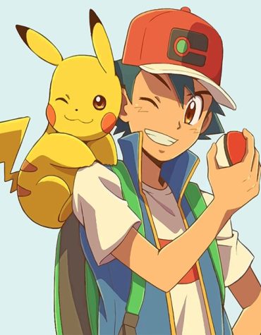 Pikachu and Ash Anime Paint By Numbers