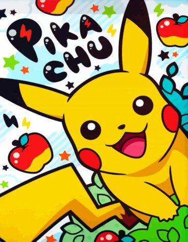 Pikachu Anime Art Paint By Numbers