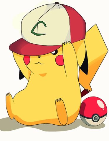 Pikachu in Red Hat Paint By Numbers