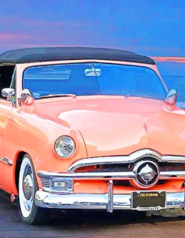 Pink Ford Customization Paint By Numbers