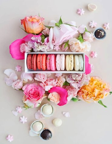 Pink Flowers Delight Paint By Numbers