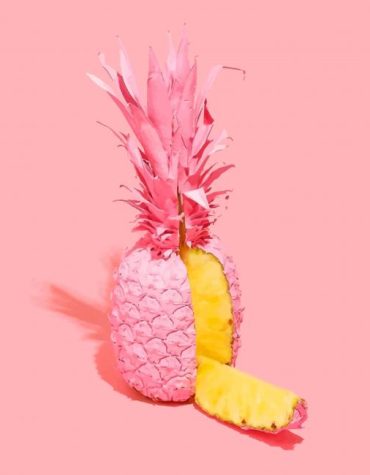 Pink Pineapple Fruit Paint By Numbers