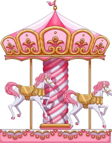 Carousel Horse Circus Theme Paint By Numbers