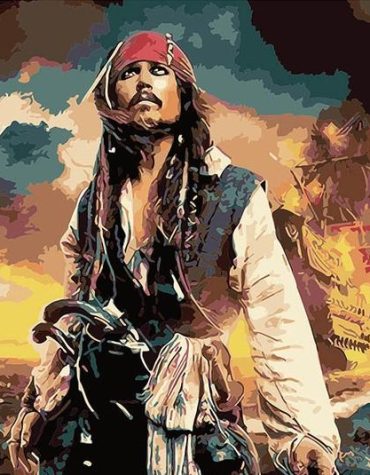 Captain Jack Sparrow Paint By Numbers