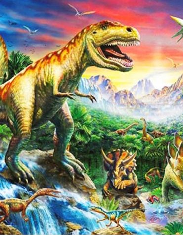 Dinosaurs World Paint By Numbers