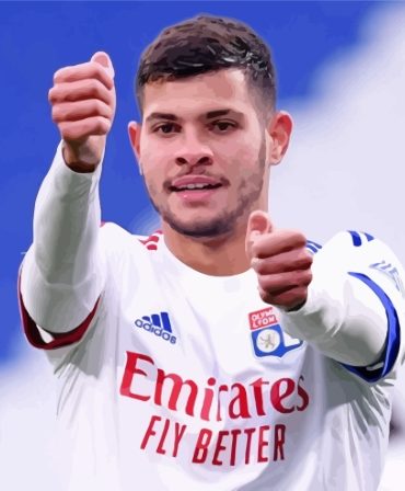 Bruno Guimaraes Football Paint By Numbers