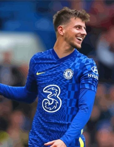 Football Star Mason Mount Paint By Numbers