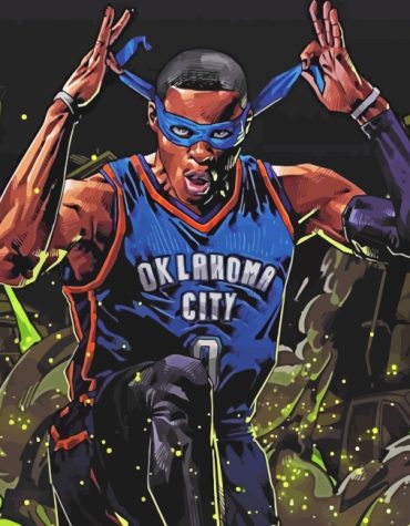 Westbrook Basketball Icon Paint By Numbers