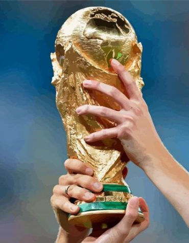 World Cup Trophy Celebration Paint By Numbers