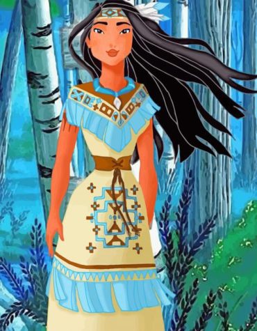 Pocahontas Disney Magic Paint By Numbers