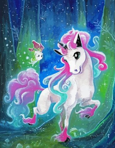 Pokemon Unicorn Fantasy Paint By Numbers