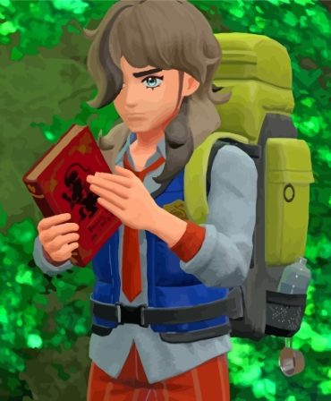 Pokemon Violet Video Game Paint By Numbers