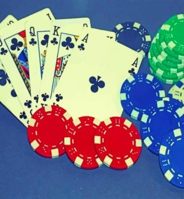 Poker Card Players Challenge Paint By Numbers