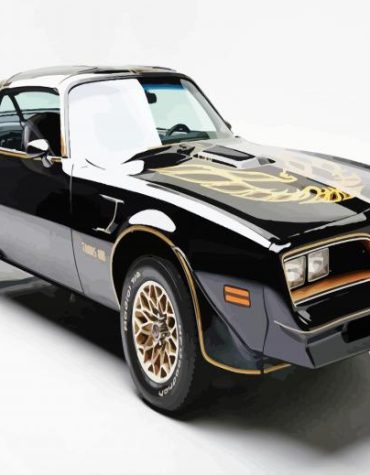 Pontiac Trans Am Engines Paint By Numbers