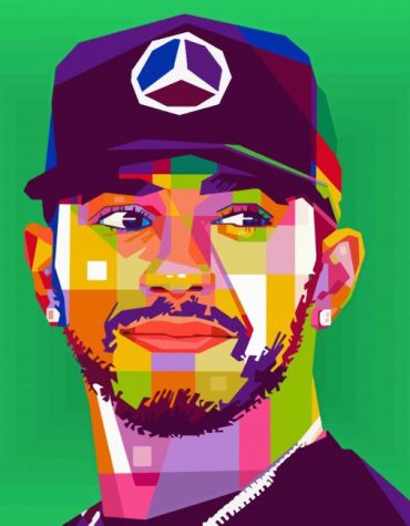 Colorful Lewis Hamilton Pop Art Paint By Numbers
