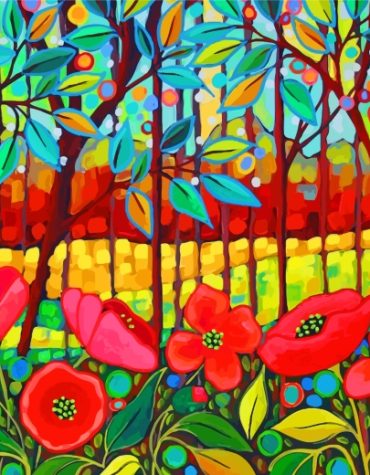 Poppy Anemone Paint By Numbers