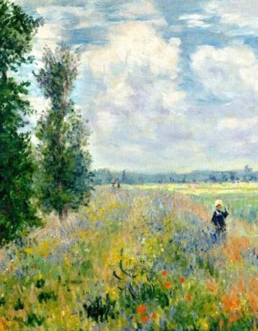 Poppy Field Claude Monet Landscapes Paint By Numbers