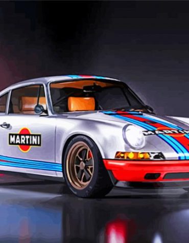 Porsche Racing Engines Paint By Numbers