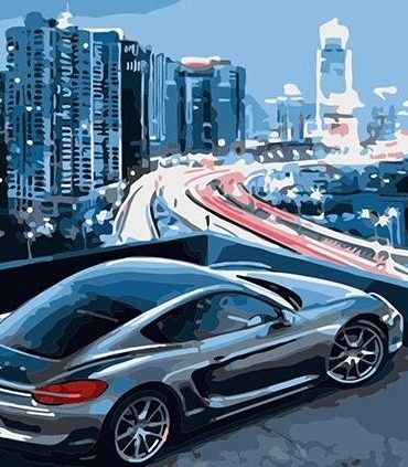 Porsche in New York Paint By Numbers