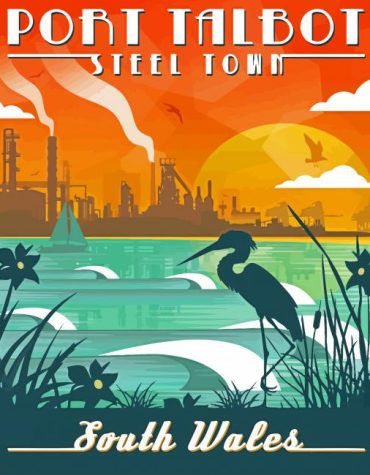 Port Talbot Lakeside Paint By Numbers