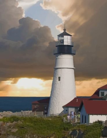Portland Maine Lighthouse Paint By Numbers