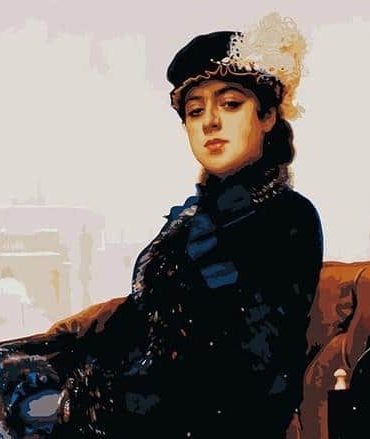 Woman Ivan Kramskoi Paint By Numbers