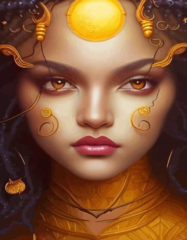 Golden Girl Empowerment Paint By Numbers