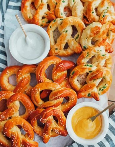 Pretzel Delight Paint By Numbers