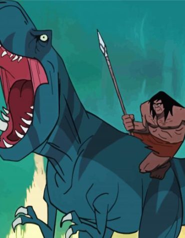 Primal Cartoon Scenes Paint By Numbers