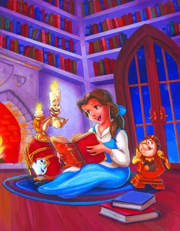 Disney Princess Belle Paint By Numbers