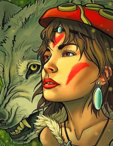Princess Mononoke Anime Paint By Numbers