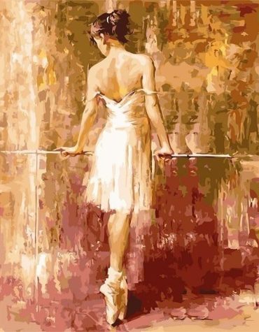 Elegant Ballerina Dance Paint By Numbers