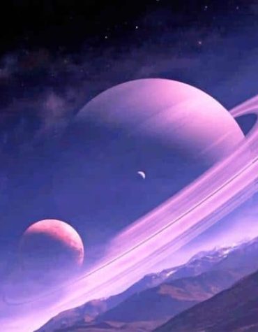 Purple Planet Aesthetic Paint By Numbers