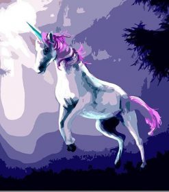 Magical Unicorn Animal Paint By Numbers