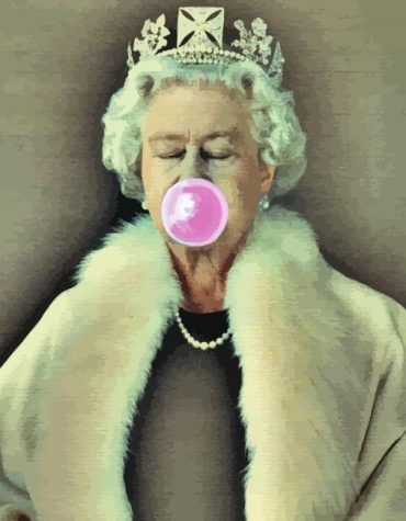 Queen Elizabeth Bubble Art Paint By Numbers