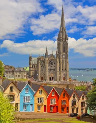 Queenstown Colorful Architecture Paint By Numbers