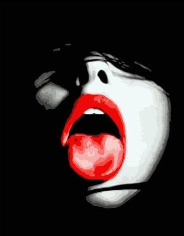 Tongue Licking Woman Paint By Numbers