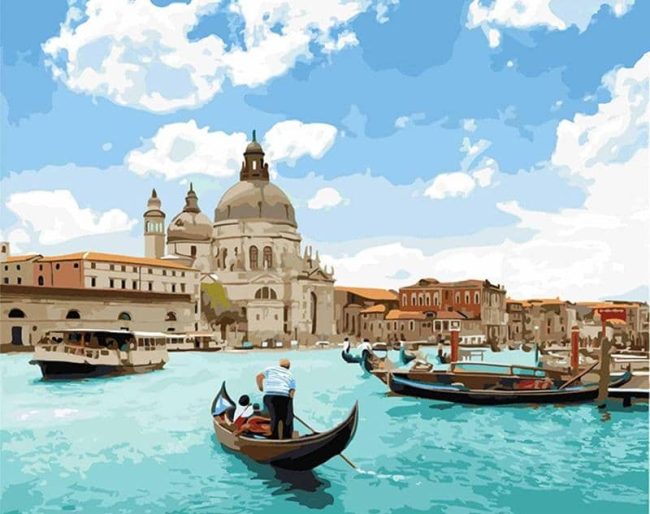 Santa Maria Della Salute Venice Paint By Numbers