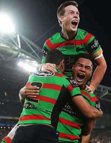 Rabbitohs Rugby Stars Paint By Numbers
