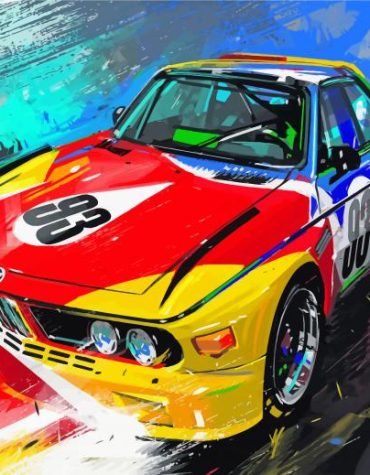 Racing Cars Paint By Numbers