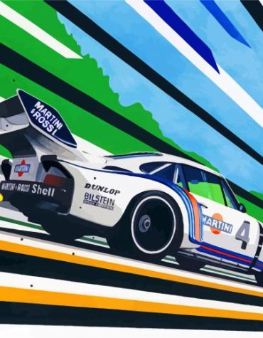 Race Car Coloring Kit Paint By Numbers