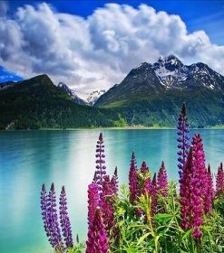 Rainbow Mountains Nature Scenery Paint By Numbers