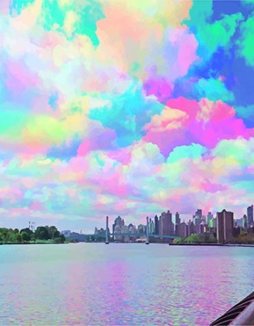 Colorful Rainbow Skies Paint By Numbers