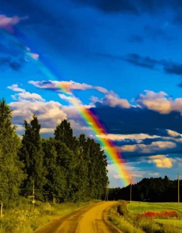 Scenic Rainbow Nature Paint By Numbers