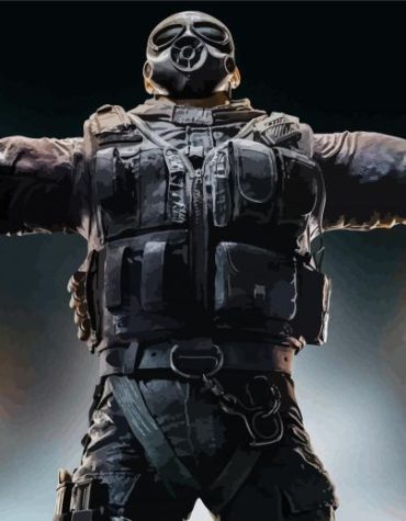 Rainbow Six Siege Tactical Paint By Numbers