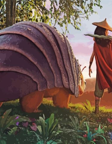 Raya and the Last Dragon Magic Paint By Numbers